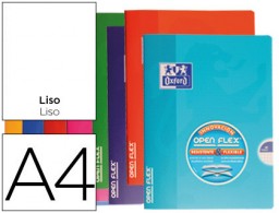 Libreta escolar Oxford Openflex A4 48h 90g/m² liso tapa flexible colores surtidos